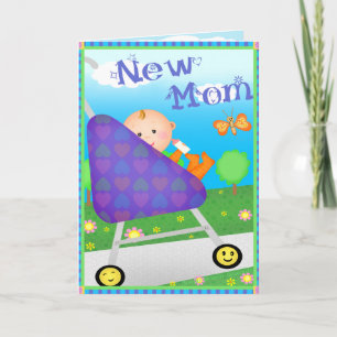 Aangepaste Moederdag nieuwe mam Kaart