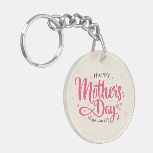 Aangepaste Moederdag | SLEUTELHANGER (Voorkant Links)