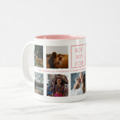 Aangepaste Moederdag Tweekleurige Koffiemok (Voorkant links)