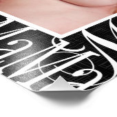 Aangepaste Moederdag Word Collage foto afdrukken Afdruk (Hoek)