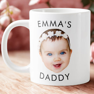 Aangepaste Mok, Baby Mok, Pap Verjaardag Gift, Gez Extra Grote Beker