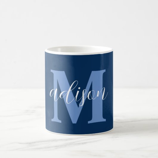 Aangepaste Mok blauwe wolkenkoffie (Center)