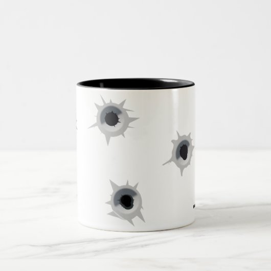 Aangepaste Mok "Bullet Hole" (Center)