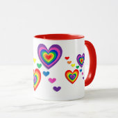 Aangepaste Mok hart (Voorkant rechts)