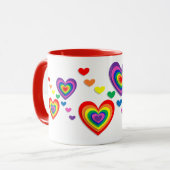 Aangepaste Mok hart (Voorkant links)