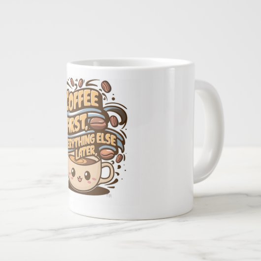 Aangepaste mok koffie (Voorkant rechts)