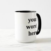 Aangepaste Mok, Koffie mok, Gepersonaliseerde mok, Mok (Voorkant rechts)