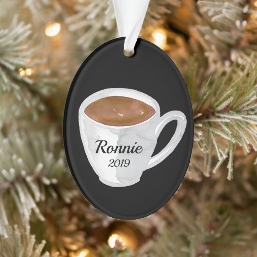 Aangepaste Mok koffie Ornament (Boom)
