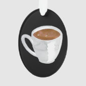Aangepaste Mok koffie Ornament (achterkant)