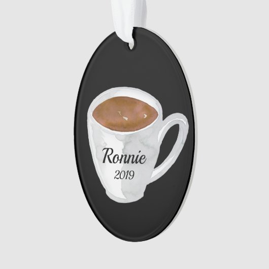 Aangepaste Mok koffie Ornament (voorkant)