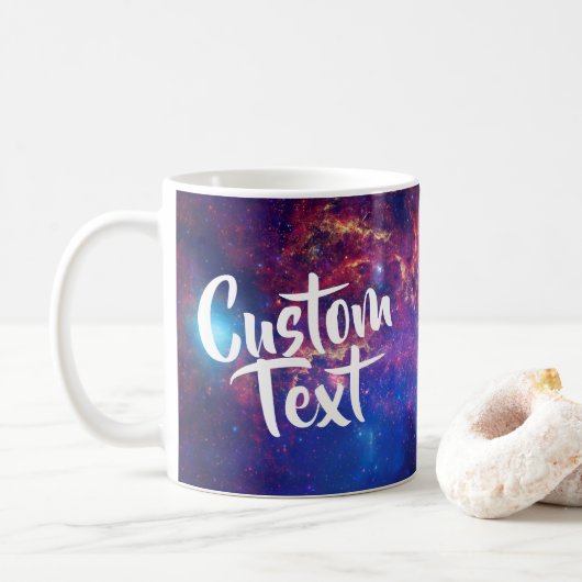Aangepaste Mok melkweg (Met donut)