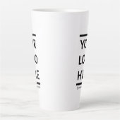 Aangepaste Mok met lange latte Logo, minimaal 17 o (Voorkant)