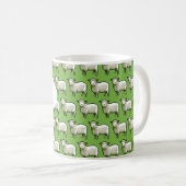 Aangepaste Mok Pixel Sheep (Voorkant rechts)