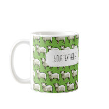 Aangepaste Mok Pixel Sheep