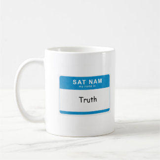 Aangepaste Mok Spirituele naam: Zat Nam. Mijn naam