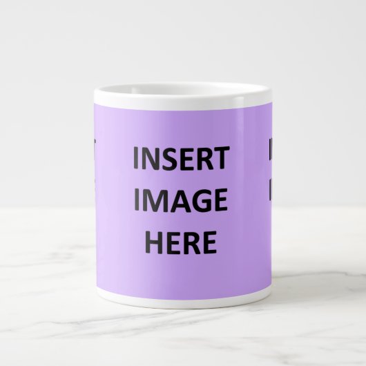 Aangepaste Mok van 20 oz Jumbo om uw eigen Sjabloo (Voorkant)