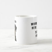 Aangepaste Mok van foto, kerstcadeau voor huisdier (Center)