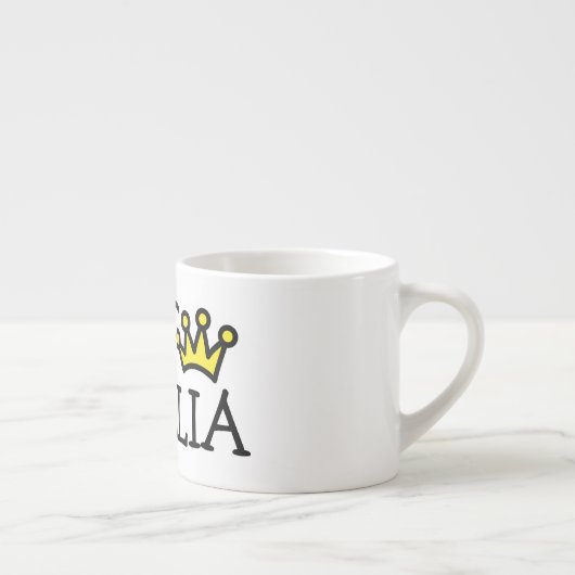 Aangepaste mok van kleine kinderen met prinseskroo (Rechts)