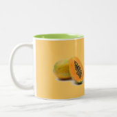 aangepaste mok van koffie PAPAYA (Links)