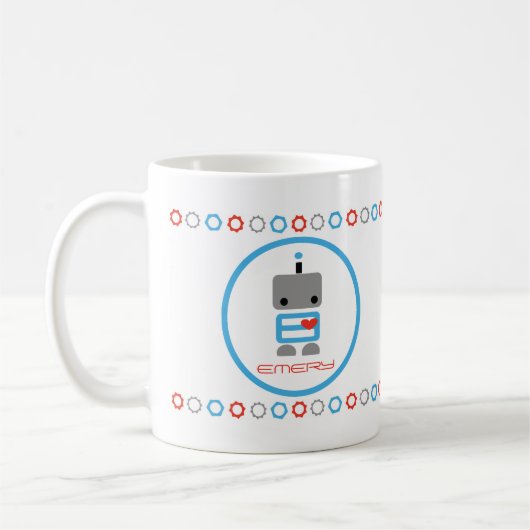 Aangepaste Mok van Robot (Links)