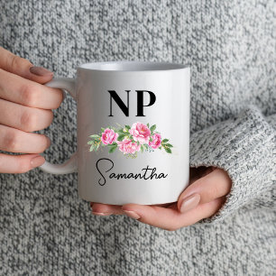 Aangepaste Mok van verpleegkundige met naam NP