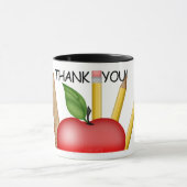 Aangepaste Mok voor Apple-leerkrachten (Midden)