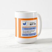 Aangepaste Mok voor beschrijvingsthee (Voorkant rechts)