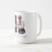 Aangepaste Mok voor beste vrienden (Voorkant rechts)