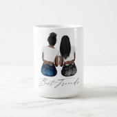 Aangepaste Mok voor beste vrienden (Center)