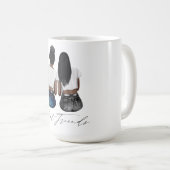 Aangepaste Mok voor beste vrienden (Voorkant rechts)