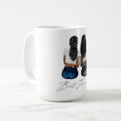 Aangepaste Mok voor beste vrienden (Voorkant links)