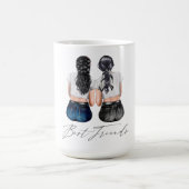 Aangepaste Mok voor beste vrienden (Center)