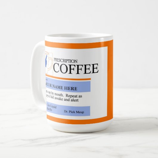 Aangepaste Mok voor cadeaubonnen (Voorkant links)