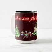 Aangepaste mok voor gemulgeerde wijn / glühwein (Voorkant links)