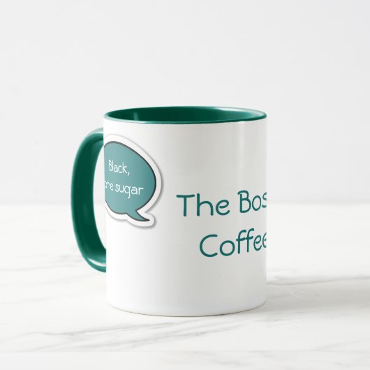 Aangepaste Mok voor groene luidsprekerbundel (Voorkant links)