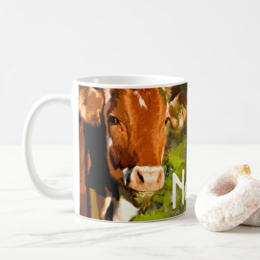 Aangepaste Mok voor het ontwerpen van koffie-Boerd (Met donut)