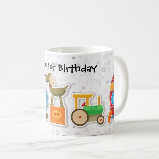 Aangepaste Mok voor kinderen, naam van uw keuze (Voorkant rechts)