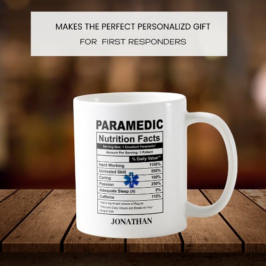 Aangepaste Mok voor Paramedische symbolen EMT Coff
