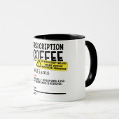 Aangepaste Mok voor receptplichtige koffie (Voorkant rechts)