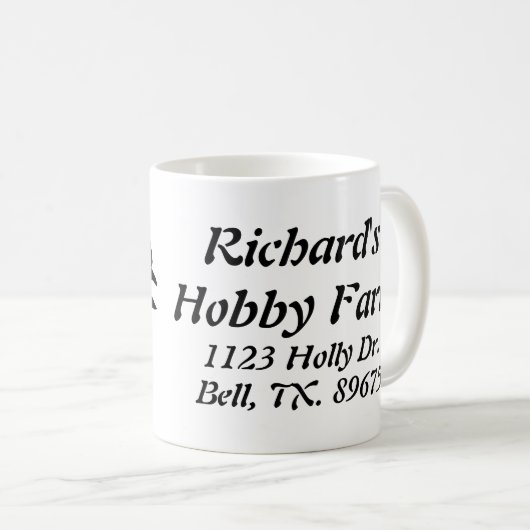 Aangepaste Mok voor Rooster (Voorkant rechts)