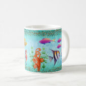 Aangepaste Mok voor scèneontwerpkoffie voor onderw (Voorkant rechts)