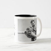 Aangepaste Mok voor Vaderdag met Happy Photo Coffe (Voorkant rechts)