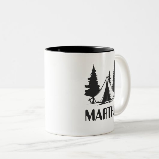 Aangepaste Mokken voor kampvuur (Voorkant rechts)