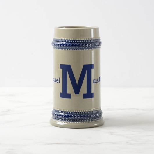 Aangepaste mokken voor monogram en naam (Center)