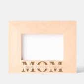 Aangepaste "Mom" Monogram Afbeelding Lijst met nam Gegraveerde Lijstjes (Voorkant)