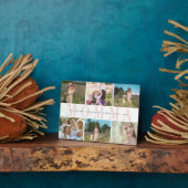 Aangepaste Momma Kinder Namen Foto Collage Fotoplaat (Zijkant)