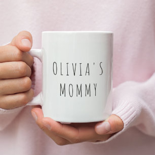 Aangepaste MOMMY Foto & Naam Gepersonaliseerd ca Koffiemok