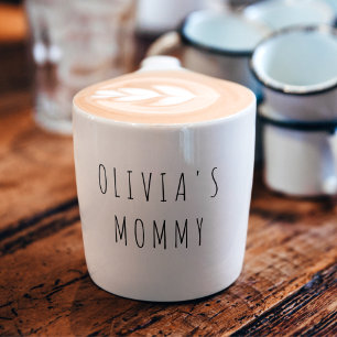 Aangepaste MOMMY Foto & Naam Gift Espresso Kop