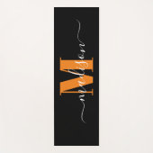 Aangepaste mongramnaam yogamat (Voorkant)
