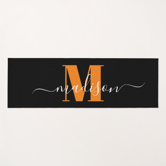 Aangepaste mongramnaam yogamat (Voorkant (horizontaal))